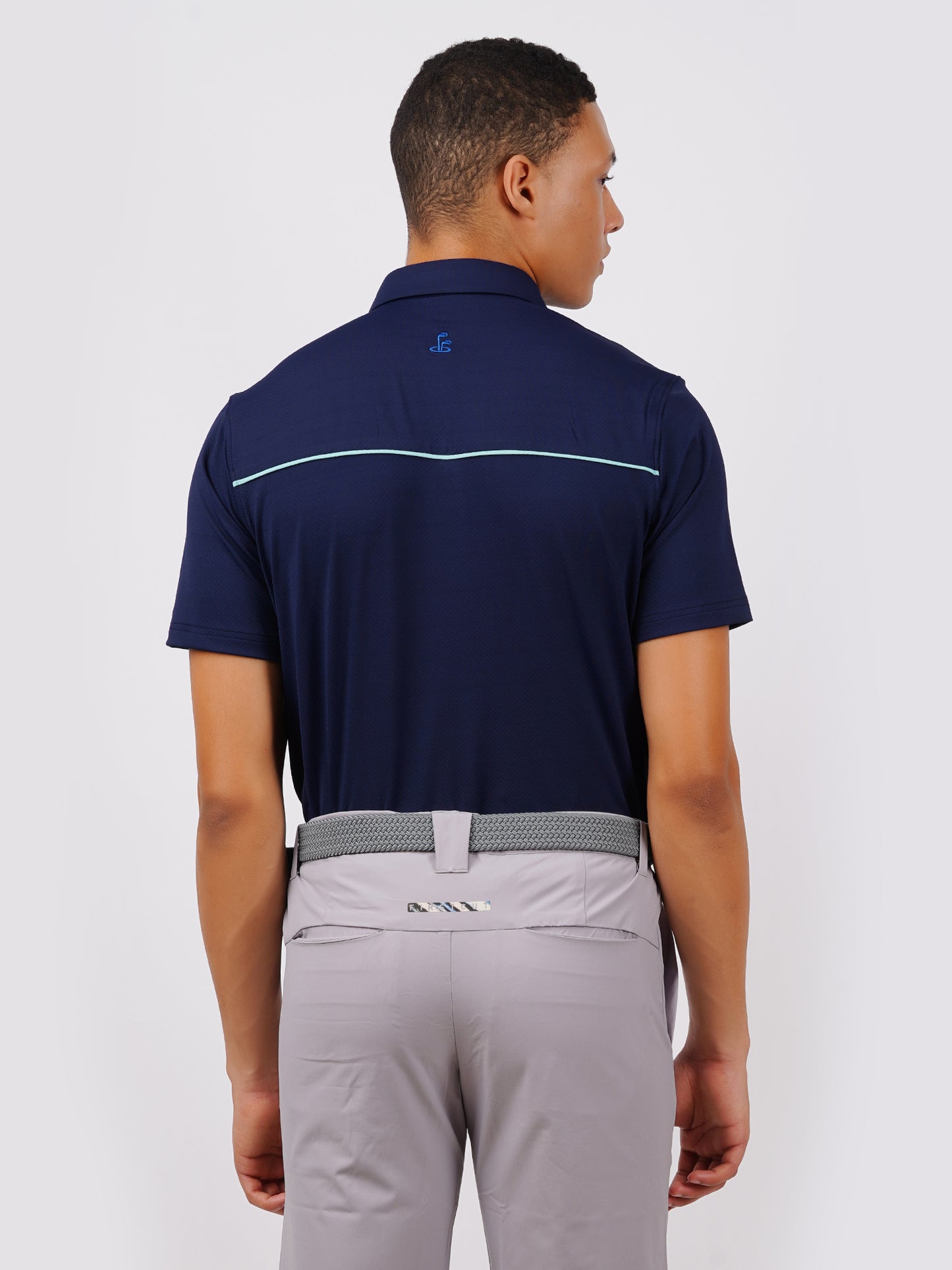 JACQUARD GOLF POLO