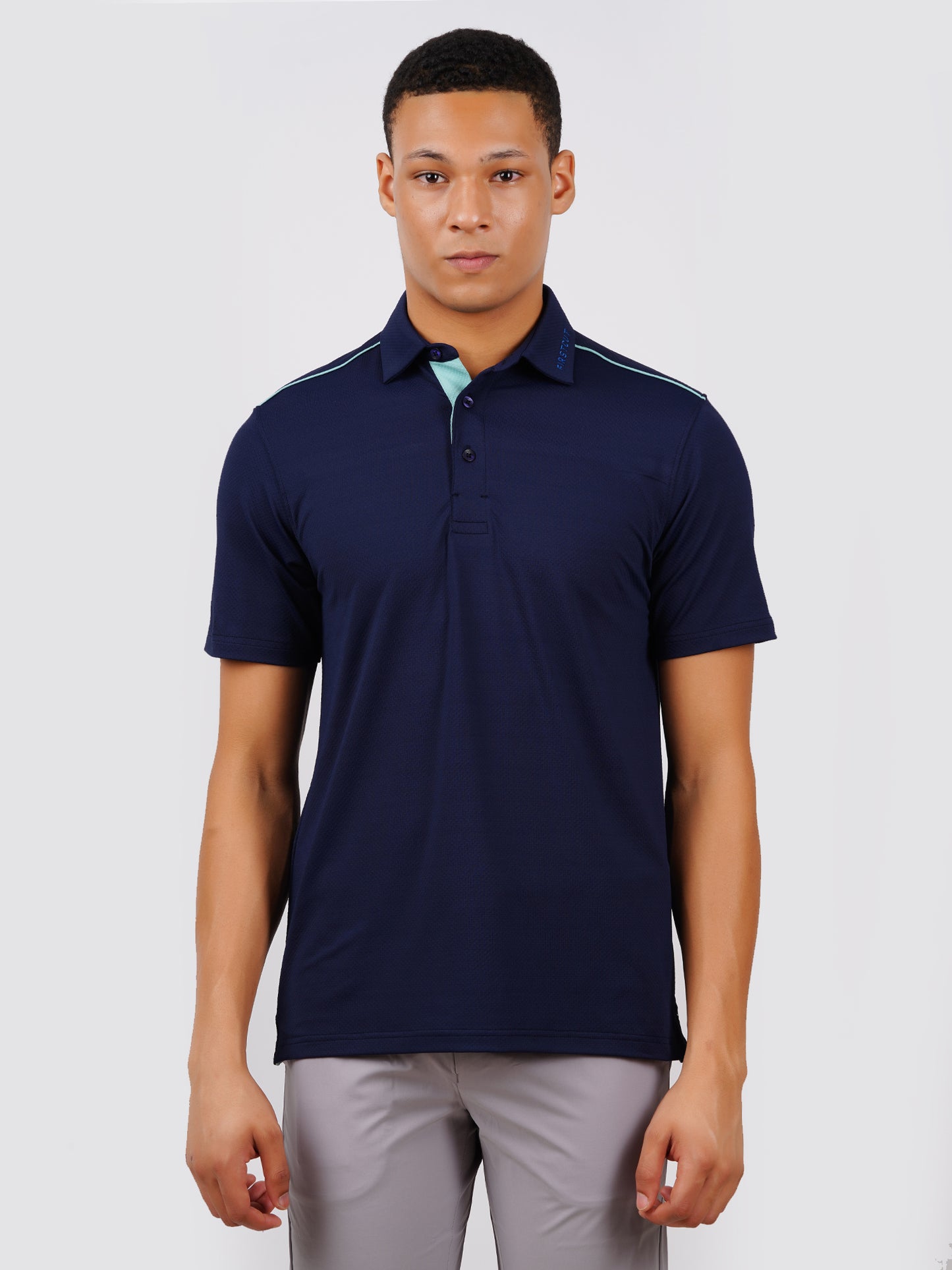 JACQUARD GOLF POLO