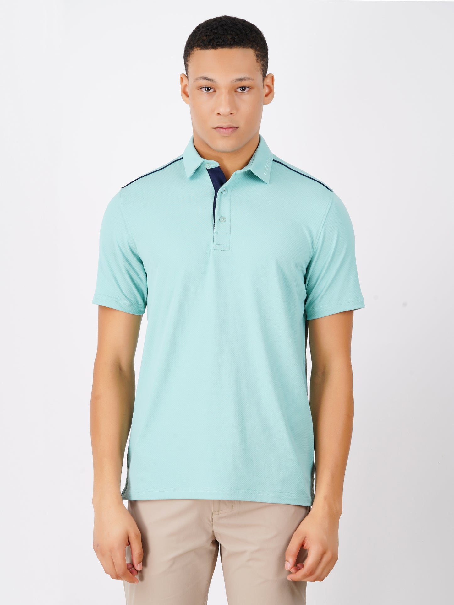 JACQUARD GOLF POLO