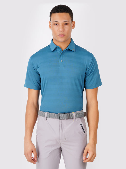 JACQUARD GOLF POLO