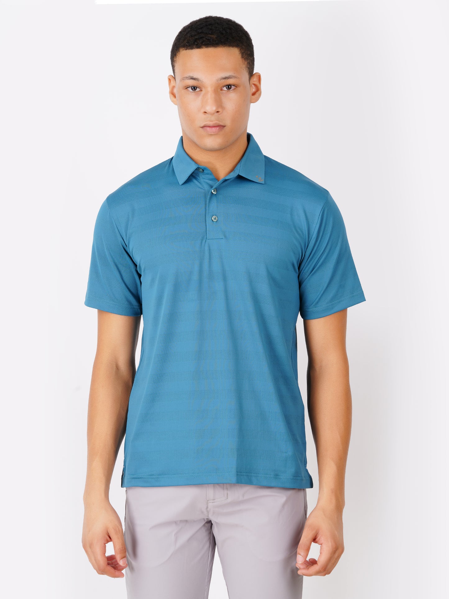 JACQUARD GOLF POLO