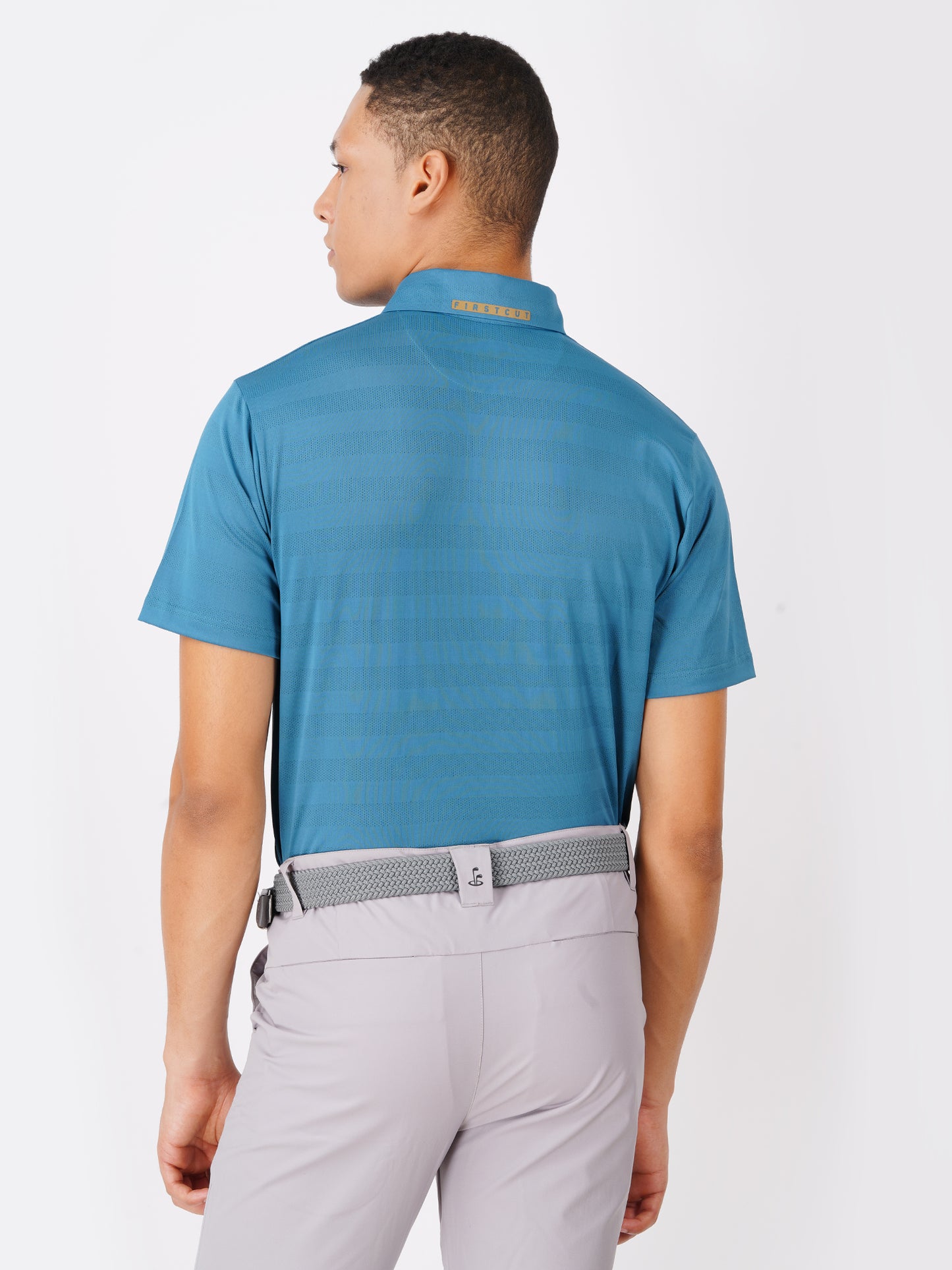 JACQUARD GOLF POLO