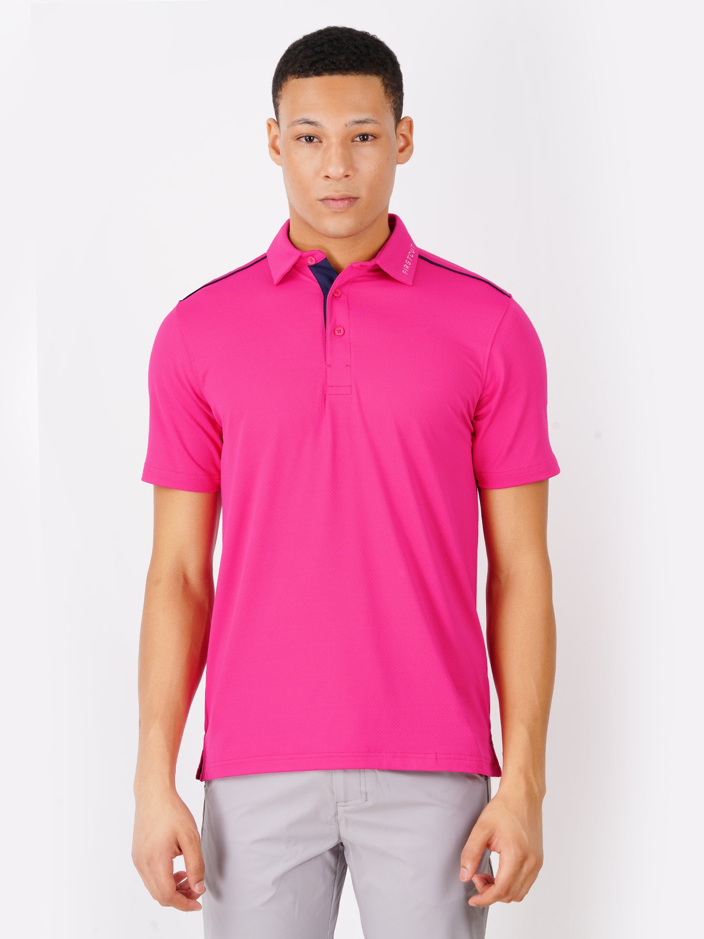 JACQUARD GOLF POLO